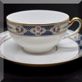 P20. Paul Muller Selb Bavarian porcelain cup and saucer. - $8 